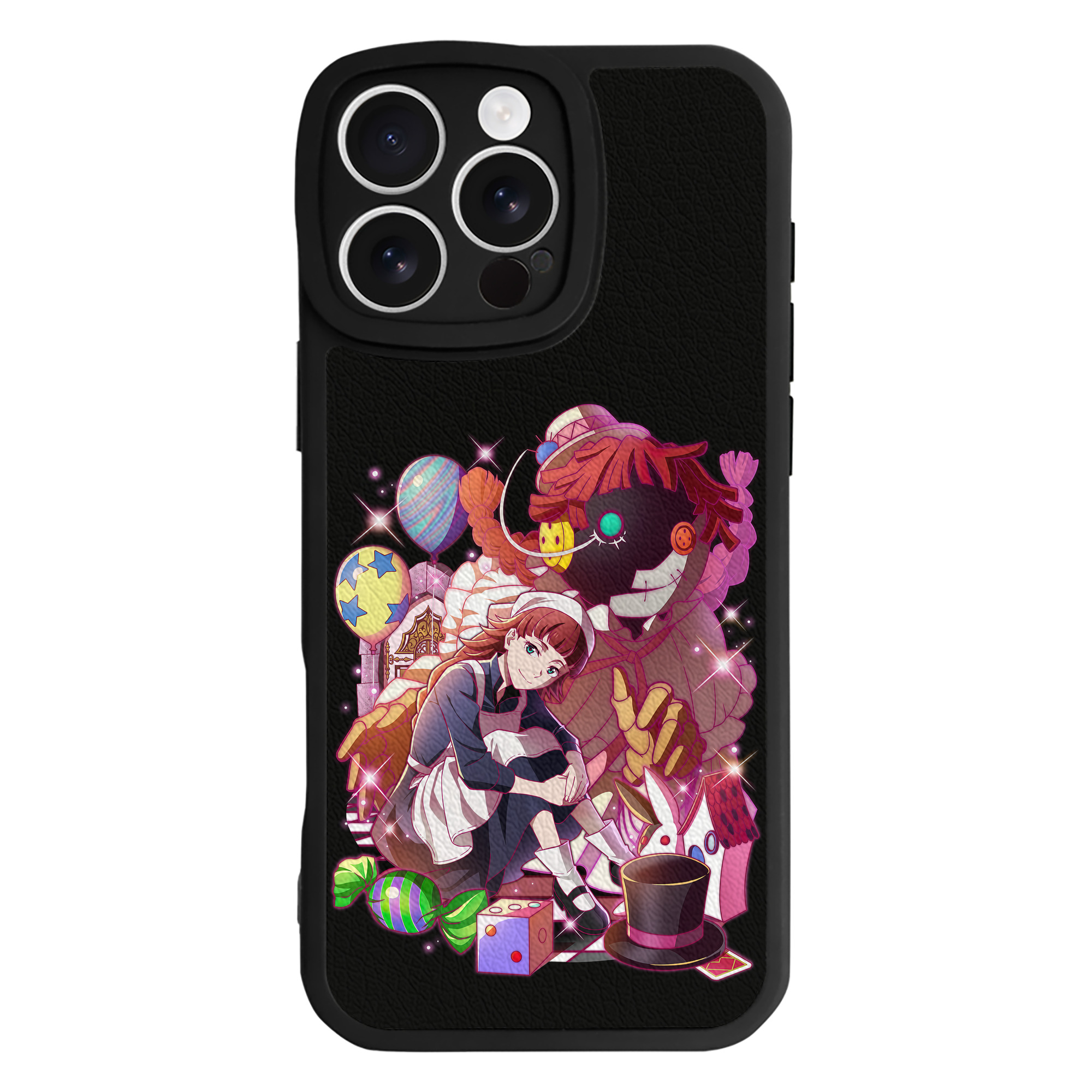 （画像用） 文豪ストレイドッグス Bungo Stray Dogs 【iPhone 16シリーズ対応】シリコンスマホケース（レザー調） 材質：シリコン